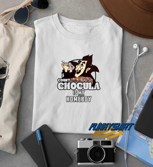 Count Chocula Is My Homeboy Cereal t shirt