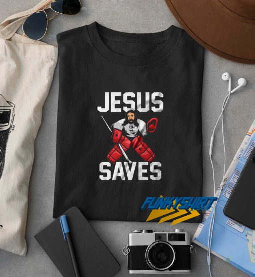 Jesus Saves Hockey Tee t shirt