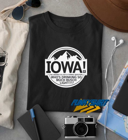 Iowa Light Beer Logo t shirt