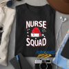Nurse Squad Christmas Santa Hat t shirt