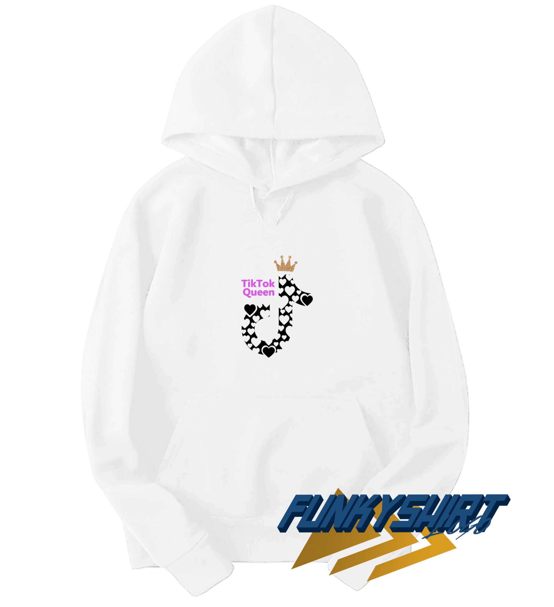 Tik Tok Queen Heart Hoodie funkytshirt