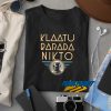 Klaatu Barada Nikto Logo t shirt
