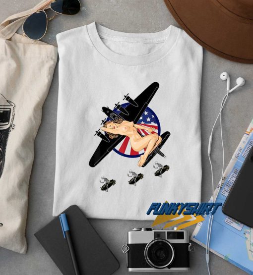 Vintage Airplane N Sexy Girl t shirt