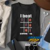 I Beat Covid 19 Grid t shirt