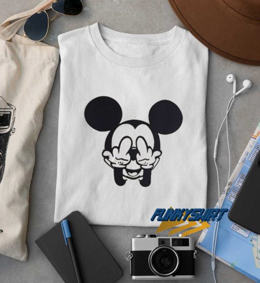 Middle Finger Mickey Mouse t shirt