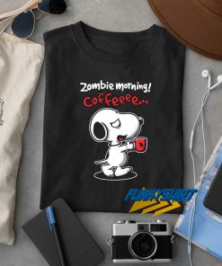 Zombie Morning Coffee t shirt