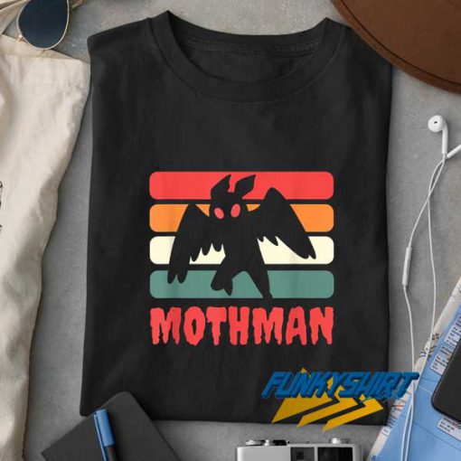 Cryptid Mothman Retro t shirt