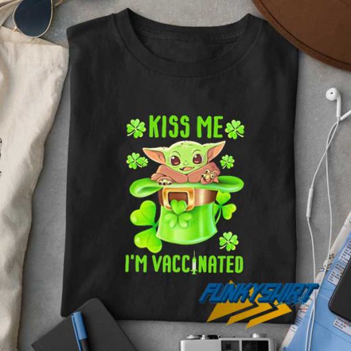 Irish Baby Yoda Im Vaccinated t shirt