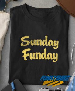 Vintage Sunday Funday Letter t shirt