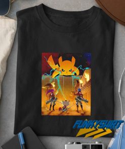 Attack on Pikachu Poster t shirt