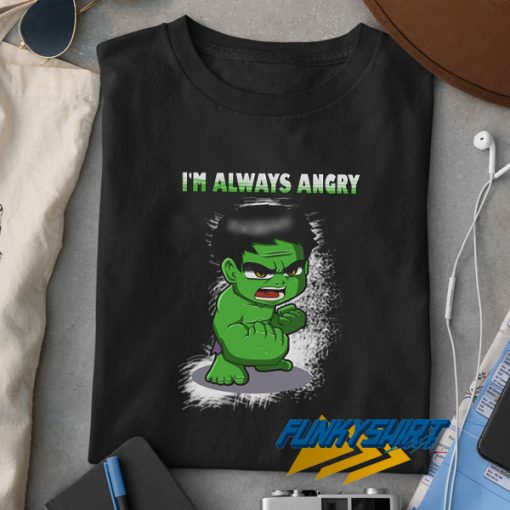 Hulk Im Always Angry Chibi t shirt