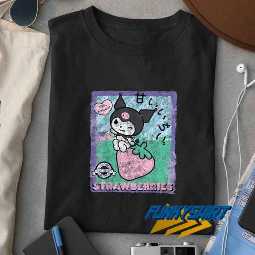 Kuromi Strawberry Poster t shirt