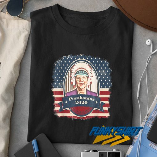 Pocahontas 2020 American Flag t shirt
