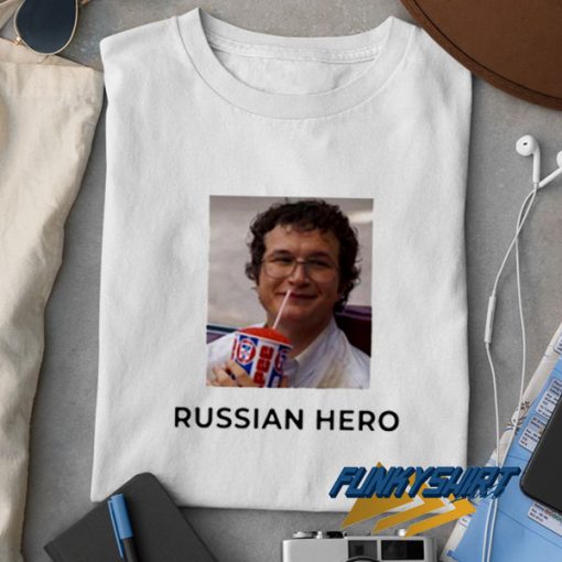 Russian Hero Parody t shirt
