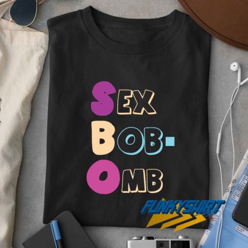 SexBobOmb Letter t shirt