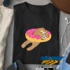 Sloth Sleep On Donut Meme t shirt