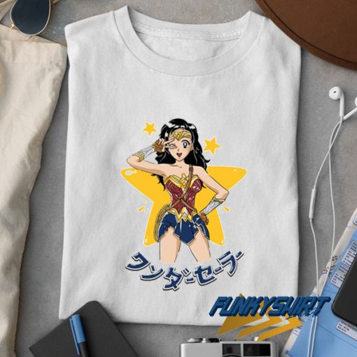 Wonder Sailor Parody Logo t shirt
