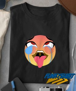 Ahegao Face Emoji Parody t shirt