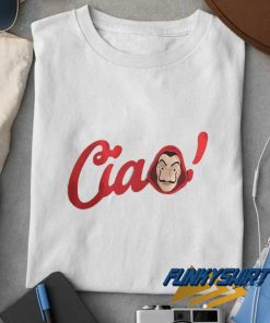 Ciao Graphic Cartoon Funny t shirt