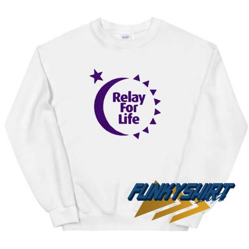 Relay For Life Lettering Sweatshirt