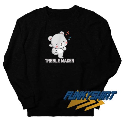 Treble Maker Music Cartoon Sweatshirt