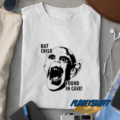 Vtg Bat Child Found In Cave t shirt