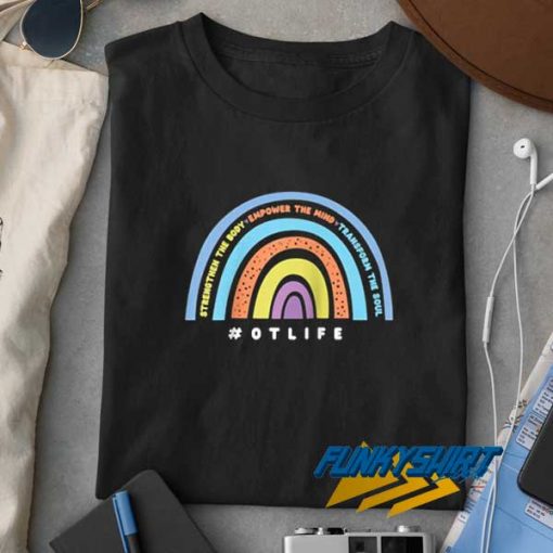 Hashtag OT Life Rainbow t shirt