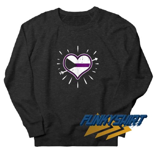 Demisexual Heart Pride Sweatshirt