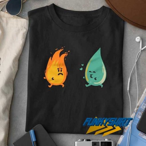 Fire And Water Friends t shirt