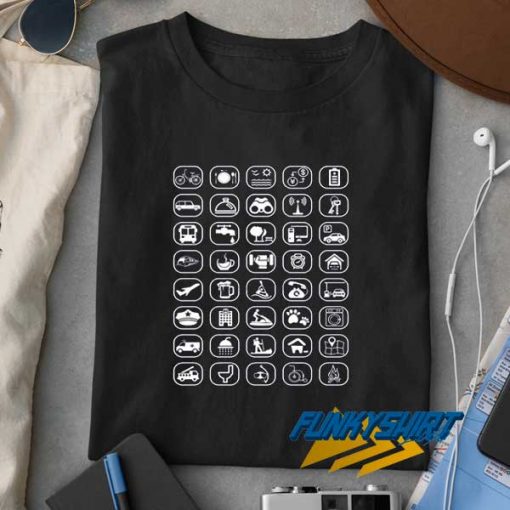 Travel Icon Graphic t shirt