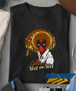 Deadpool Parody Bob Ross Art t shirt