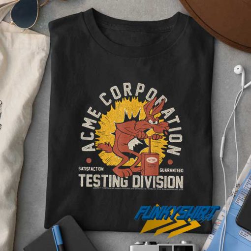 E Coyote Acme Corporation t shirt