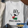Free Gaza Hand Meme t shirt