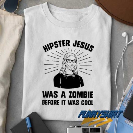 Hipster Jesus Zombie t shirt