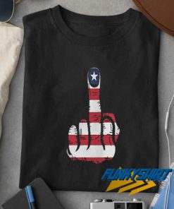 Middle Finger Confederate Flag t shirt
