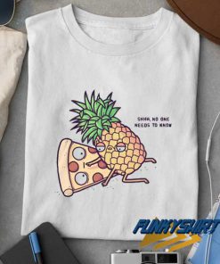 Pineapple Pizza Cartoon Meme t shirt