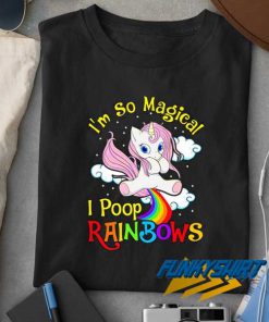 Poop Rainbows Magic Unicorn t shirt